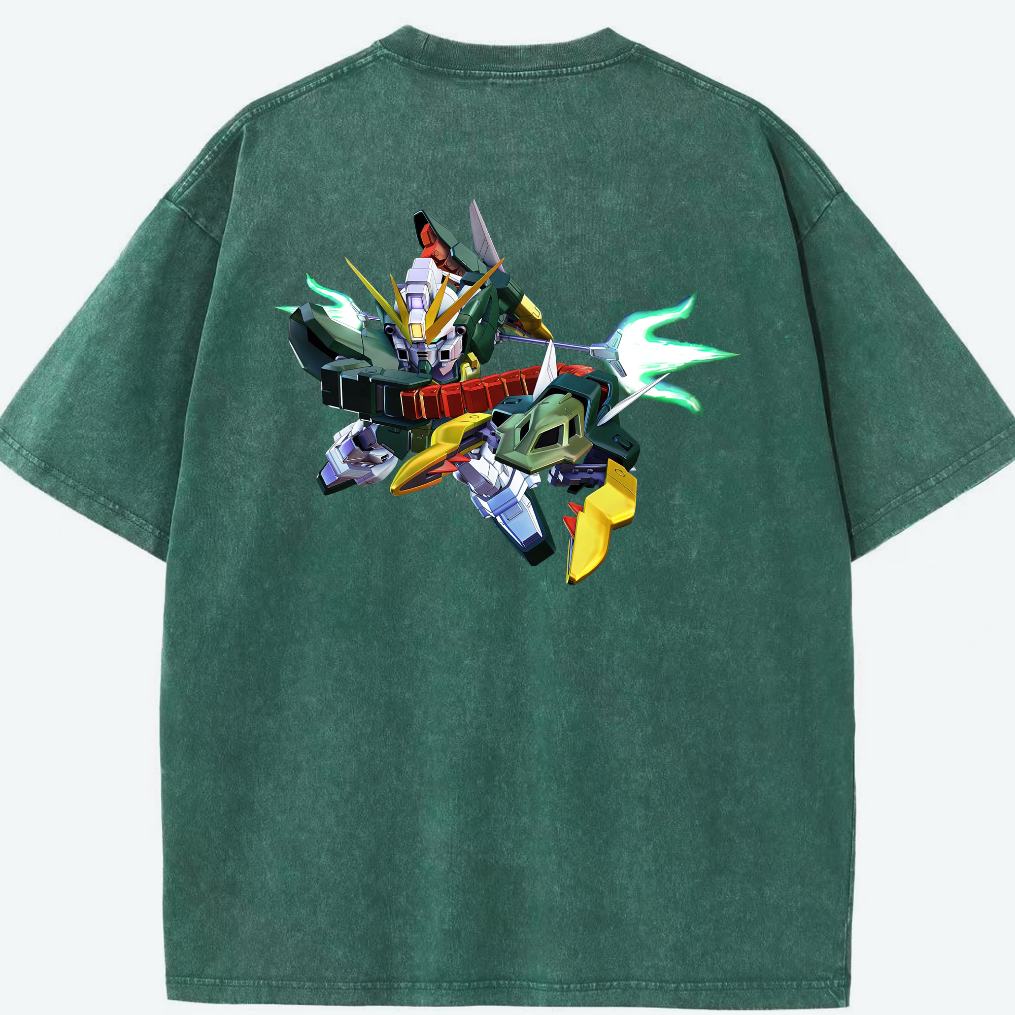（画像用） 機動戦士ガンダム Mobile Suit Gundam 綿100% ヴィンテージ風 半袖Tシャツ（背面プリント）
